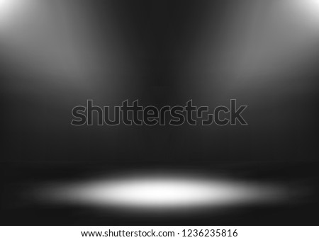 Studio backdrop white gray abstract background.graphic art design.vector illustration.