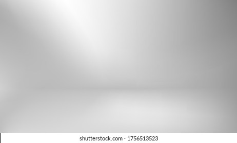 Fondo abstracto gris blanco de fondo de estudio. Diseño de arte gráfico. Fondo de presentación del producto. Vector. Ilustración.