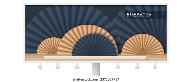 Studio background in Chinese style for product display.