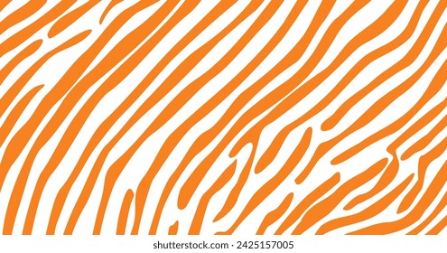 Studio background with orange striped motif. vector illustration