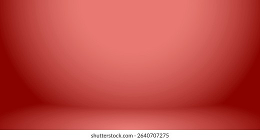 Studio backgrounds. blue walls for photography space vector simple set with bright gradient spotlight