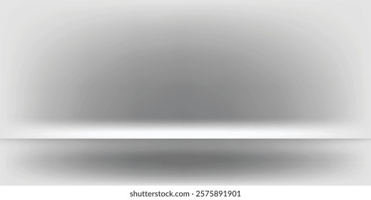 Studio backgrounds. yellow walls for photography space vector simple set with bright gradient spotlight