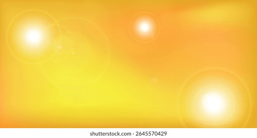 Studio backgrounds. yellow walls for photography space vector simple set with bright gradient spotlight. eps 10