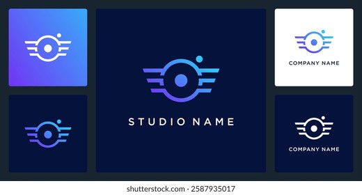 Studio cam logo lens design