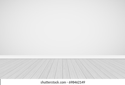 Studio empty white wall background. Vector scalable image