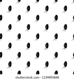 Studio flash with umbrella icon in simple style on a white background