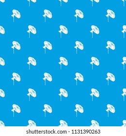 Studio flash with umbrella pattern vector seamless blue repeat for any use