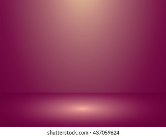 Studio Gradient pink abstract background - vector