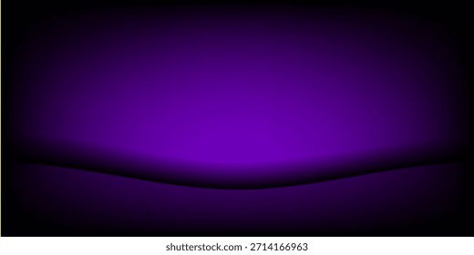 Interior de estudio con textura de fibra de carbono. Interior moderno de fibra de carbono con textura de color púrpura negro con luz. Fondo para el montaje, colocación del producto. Fondo de Vector, Plantilla, maqueta