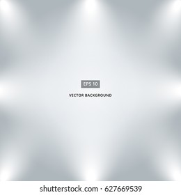 studio interior room background with spotlight background vector 
