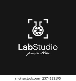 Studio and lab production logo design inspiration