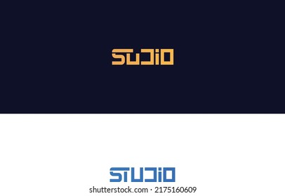 Diseño del logotipo de marca de fábrica de notas de estudio 
