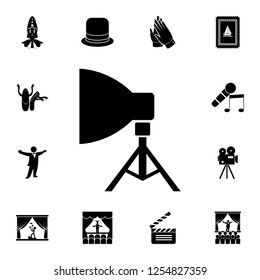 studio light icon. Detailed set of theater icons. Premium graphic design. One of the collection icons for websites, web design, mobile app