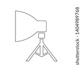 studio light icon. Element of Theatre for mobile concept and web apps icon. Outline, thin line icon for website design and development, app development