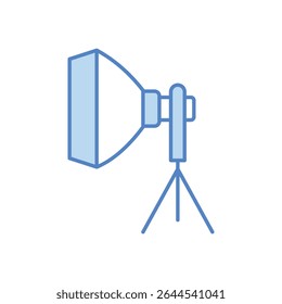 Studio Light Icon vector stock illustration