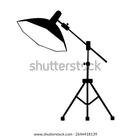 Studio light vector icon. Studio illustration sign. Studio shooting logo. Photoshoot web icons.