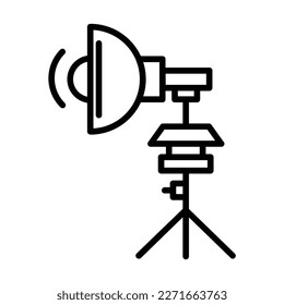 Studio Lighting Icon Design für private und kommerzielle Nutzung