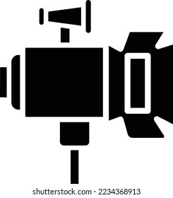 Studio Lighting Vector Icon which is suitable for commercial work and easily modify or edit it
