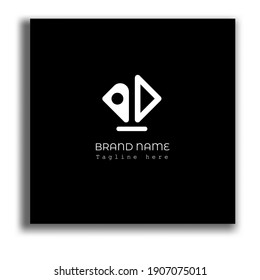 studio logo by combining business maps