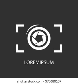 Studio logo on a grey background  flat icon