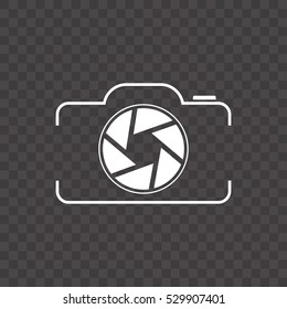 Studio logo on a grey background flat icon