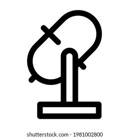 Studio Mikrofon-Symbol einzeln auf Vektorgrafik. Hochwertiges, schwarzes Vektorsymbol