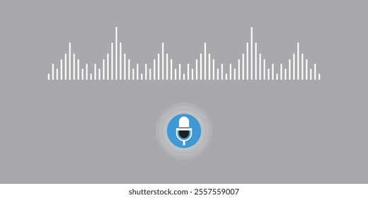 Studio microphone on a stand on white audio note vector design, Microphone Color Diamond Vector Icon