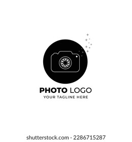 Studiofotografie Logo Vektorgrafik Design.