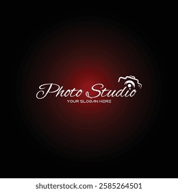 studio photography logo design template