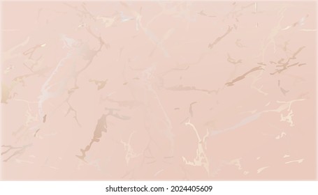 Paredes de mármol rosa de estudio de fondo.Ilustración vectorial Textura de papel dorado rosa en el suelo de mármol