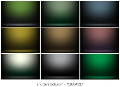 studio room background ,Template mock up for display of product.