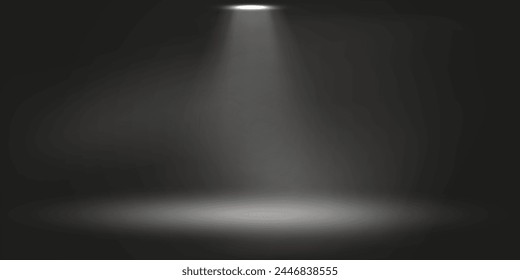 Studio room gradient background. Abstract black white gradient background.