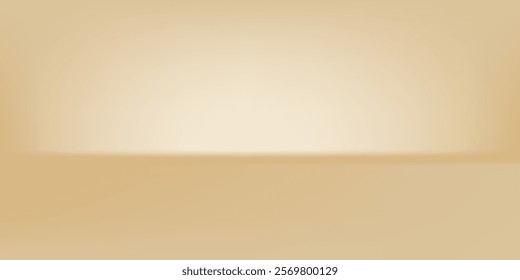 Studio Room light Beige Background wall for product presentation with light and intricate Shadow leaves