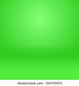 Studio room mock up abstract background vector design in green room empty