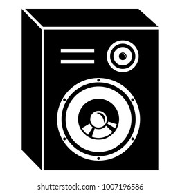 Studio speakers icon. Simple illustration of studio speakers vector icon for web