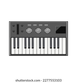 studio synthesizer audio cartoon. studio synthesizer audio sign. isolated symbol vector illustration