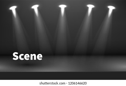 Studio table room. Product display with copy space. New year banner. 2019. Web banner background