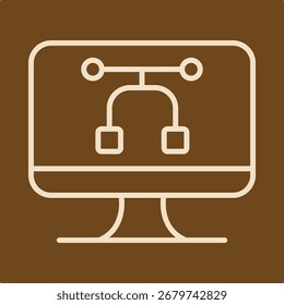 Studio trendy beautiful brown design useful creative vector Illustration art colorful background.eps