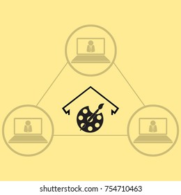 studio, vector icon