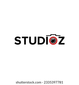 logotipo de estudios para fotografía, ilustración vectorial