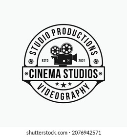studios production badge stamp logo design inspiration