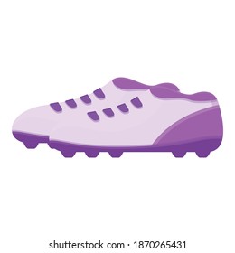 Studs football boots icon. Cartoon of studs football boots vector icon for web design isolated on white background