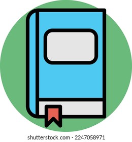 Study book Vector Icon which is suitable for commercial work and easily modify or edit it
