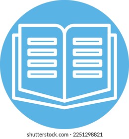 Study Book Vector Icon which is suitable for commercial work and easily modify or edit it
