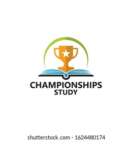 Study Championship Logo Template Design