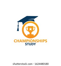 Study Championship Logo Template Design