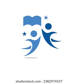 Study design with creative modern element idea concept and icon
