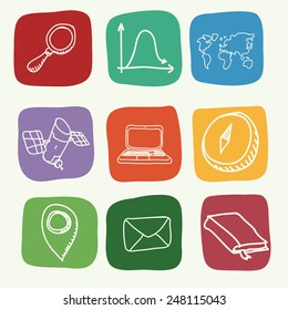 study doddles design, vector illustration eps10 graphic 