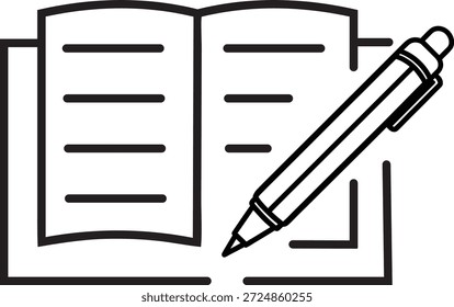 Icono de concepto de estudio y Educación