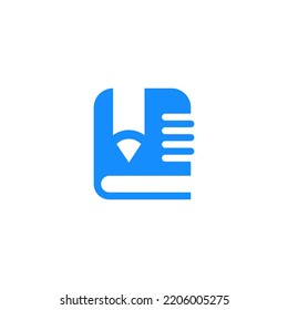 study education logo design vector sign